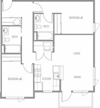 2 Bed 2 Bath C 301B floor plan